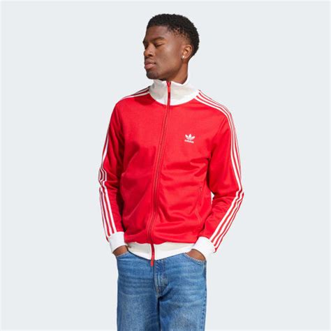 adidas jacke beckenbauer rot|adidas beckenbauer tracksuit.